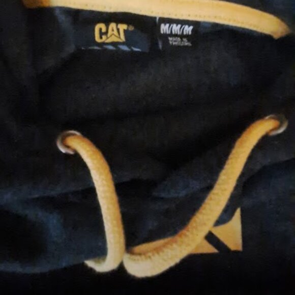 Caterpillar Men's Black Trademark Hoodie Size Medium - Picture 8 of 8